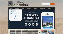 Desktop Screenshot of cityofalhambra.org
